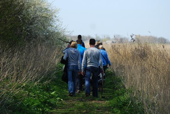 Een deel van de groep